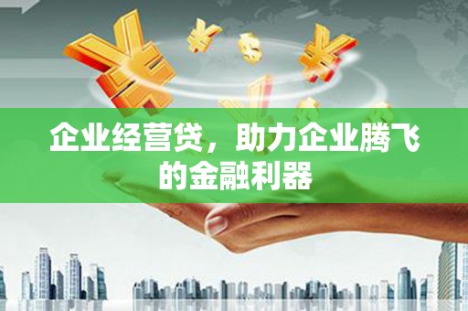 兴业企业经营贷，助力企业腾飞的金融利器