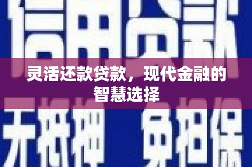 兴业灵活还款贷款，现代金融的智慧选择