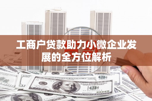 兴业工商户贷款助力小微企业发展的全方位解析