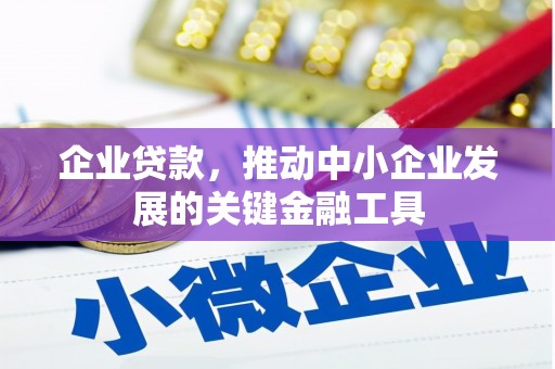兴业企业贷款，推动中小企业发展的关键金融工具