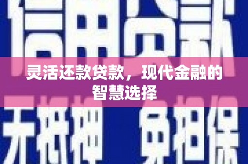 兴业灵活还款贷款，现代金融的智慧选择