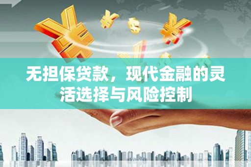 兴业无担保贷款，现代金融的灵活选择与风险控制