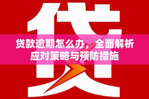 兴业贷款逾期怎么办，全面解析应对策略与预防措施