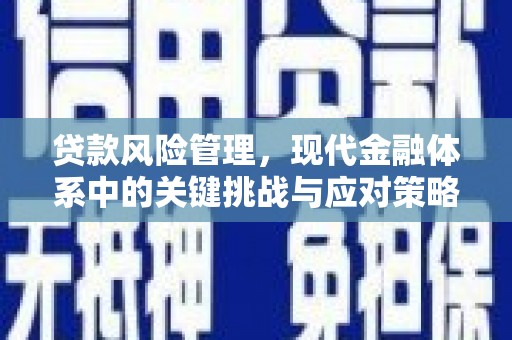 兴业贷款风险管理，现代金融体系中的关键挑战与应对策略