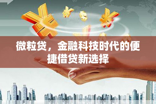 兴业微粒贷，金融科技时代的便捷借贷新选择